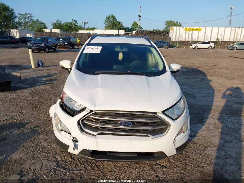 2019 Ford Ecosport Se VIN: MAJ6S3GL9KC266100 Lot: 42668940