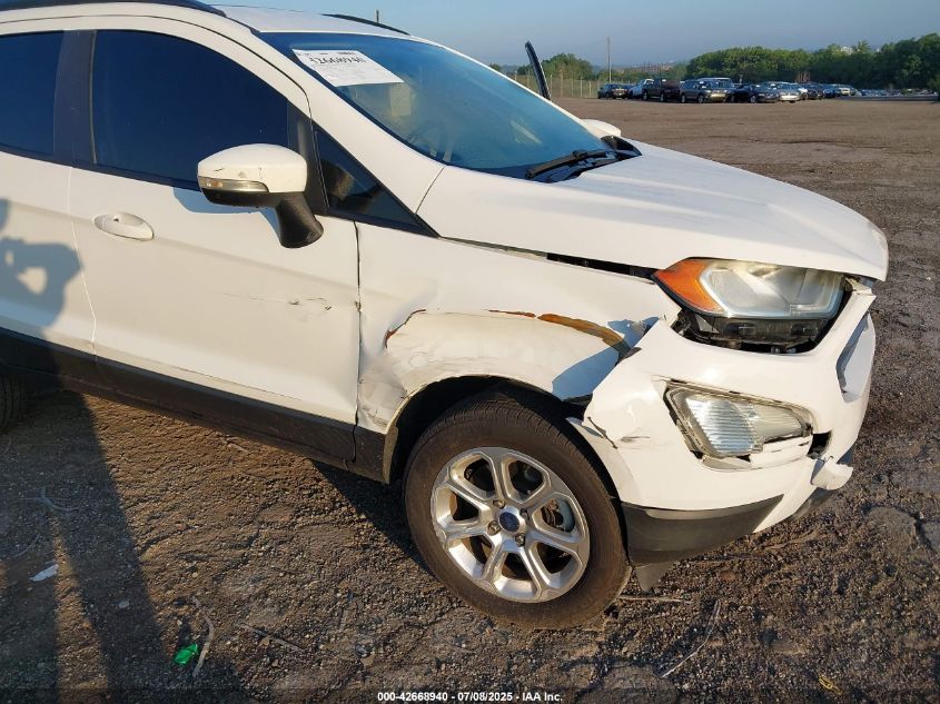 2019 Ford Ecosport Se VIN: MAJ6S3GL9KC266100 Lot: 42668940