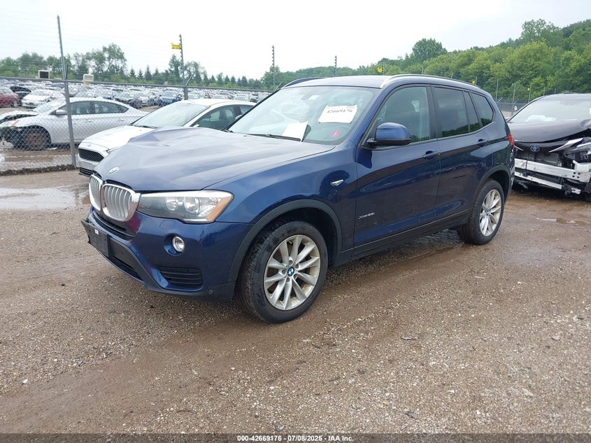 2017 BMW X3 XDRIVE28I - 5UXWX9C31H0T19286