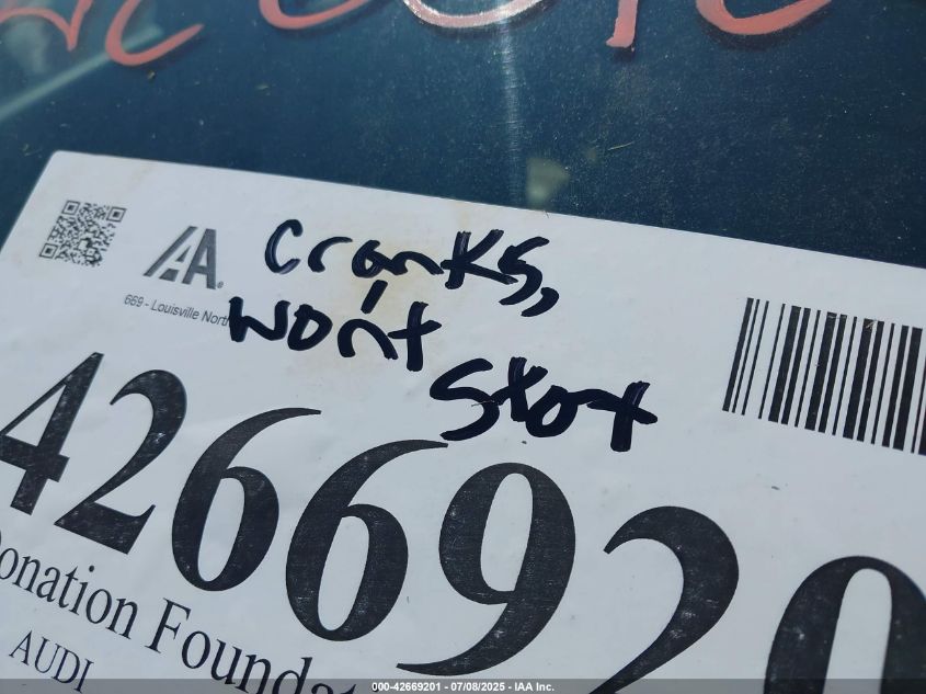 2004 Audi A4 1.8T VIN: WAULC68E54A095126 Lot: 42669201