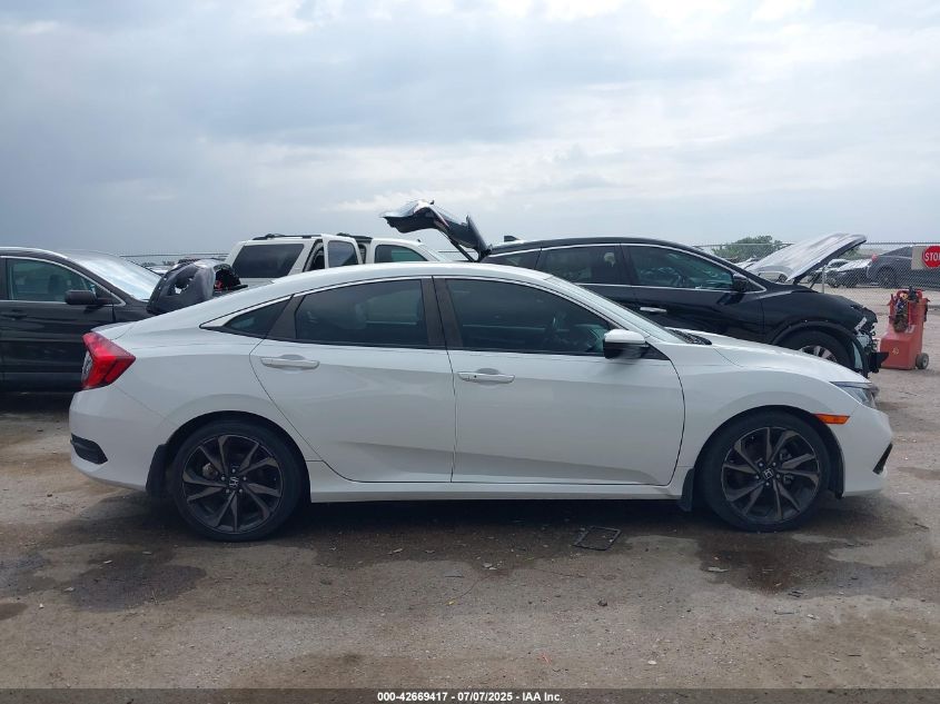 2020 Honda Civic Sport VIN: 19XFC2F89LE007535 Lot: 42669417