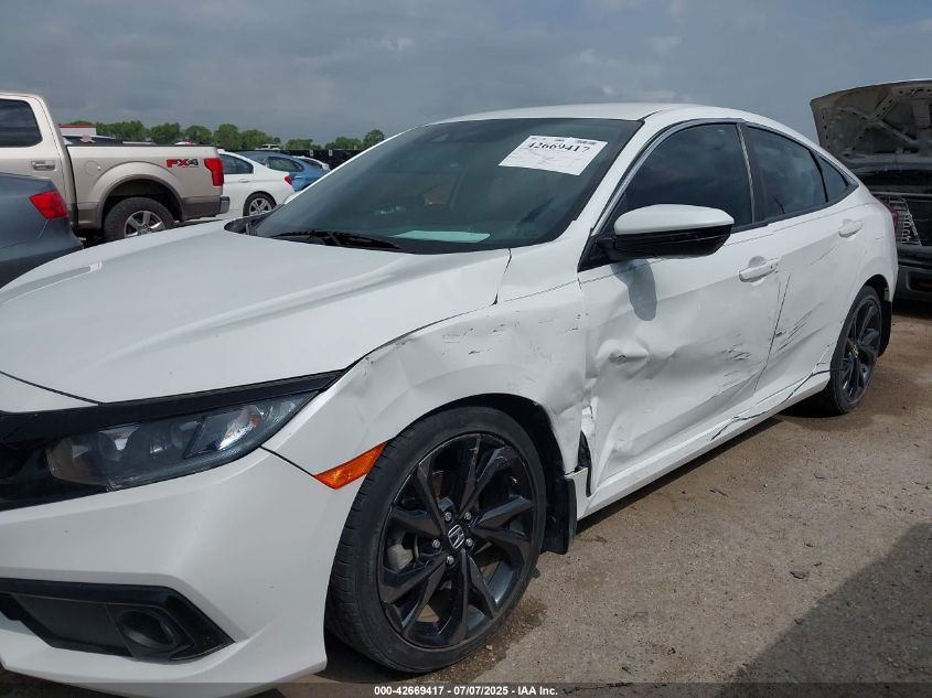 2020 Honda Civic Sport VIN: 19XFC2F89LE007535 Lot: 42669417