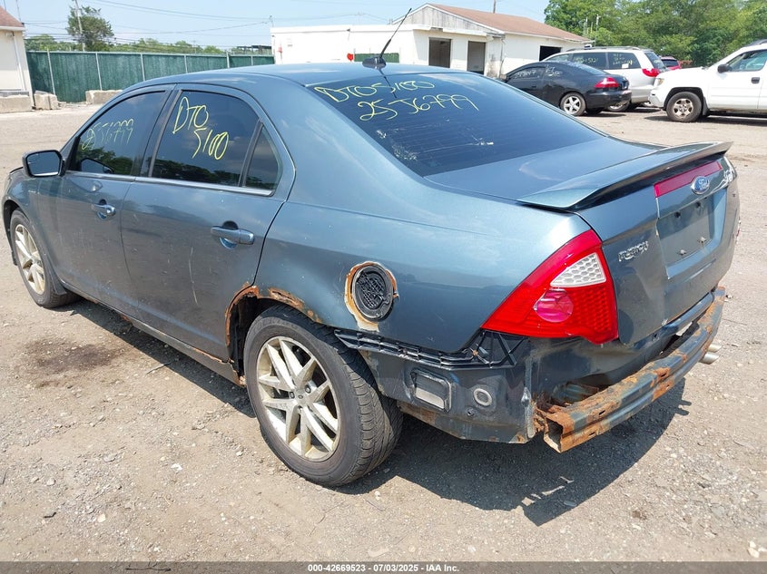 2012 FORD FUSION auction photo 3