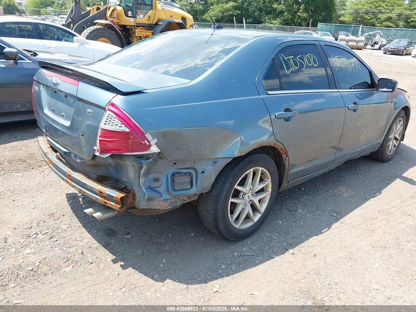 2012 FORD FUSION auction photo 4