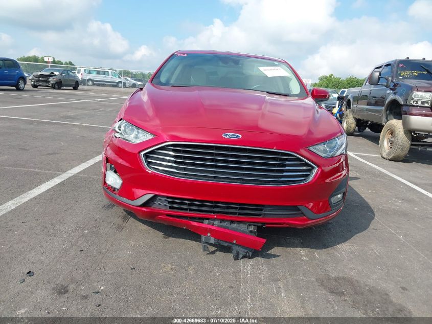 2020 Ford Fusion Se VIN: 3FA6P0HDXLR155033 Lot: 42669683