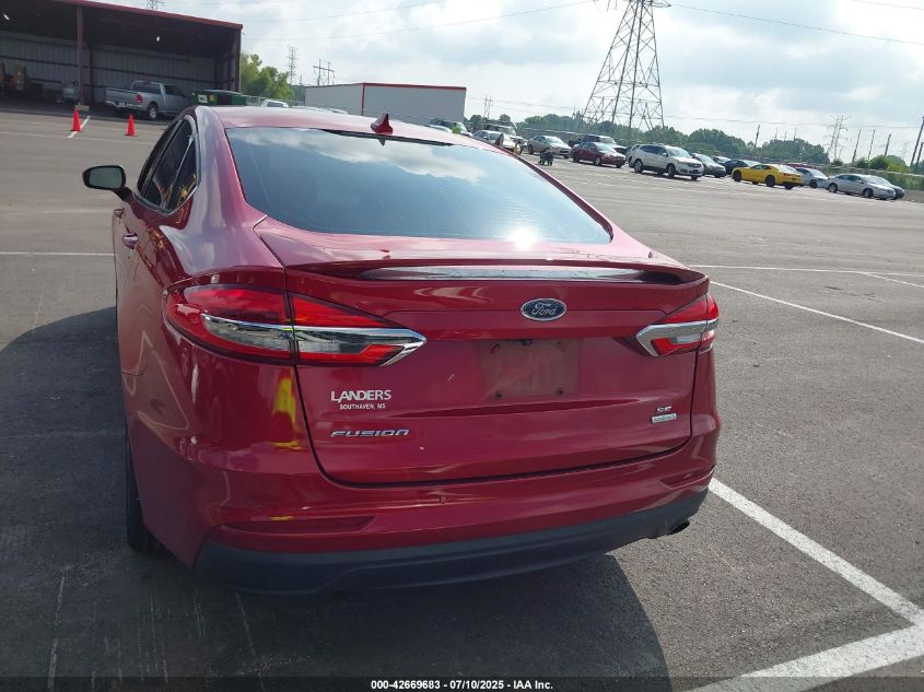 2020 Ford Fusion Se VIN: 3FA6P0HDXLR155033 Lot: 42669683