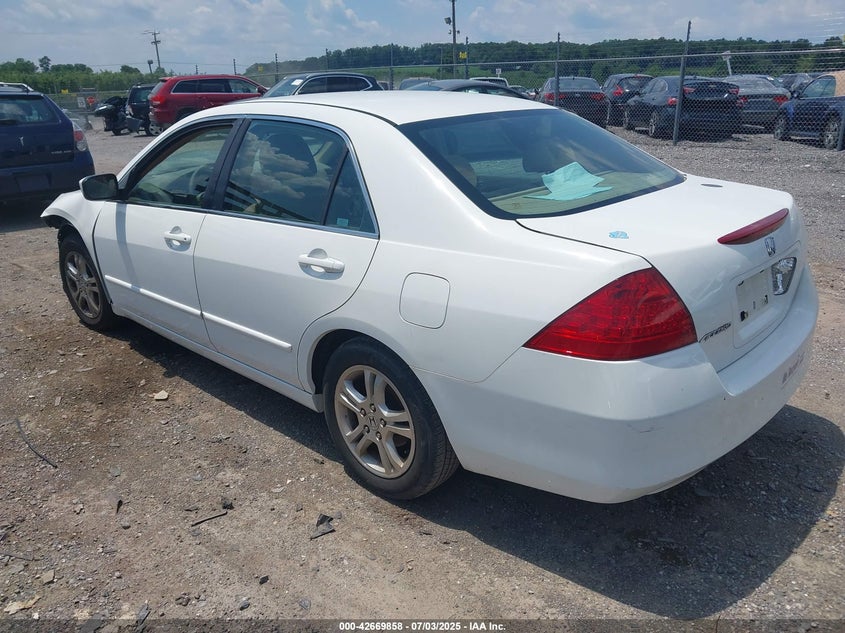 2007 HONDA ACCORD VIN: 1HGCM56327A190664