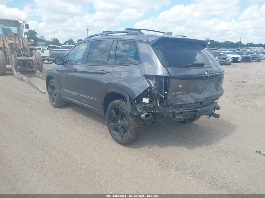 Vin: 5fnyf8h09mb003720, lot: 43163352, honda passport awd elite 20213