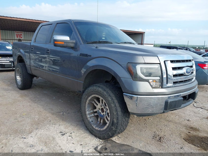 2009 Ford F-150 Xl/Xlt grey truck gasoline 1FTRW14889FA64826 photo #1