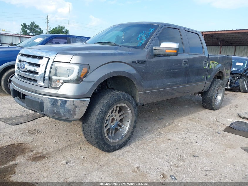 2009 Ford F-150 Xl/Xlt grey truck gasoline 1FTRW14889FA64826 photo #3
