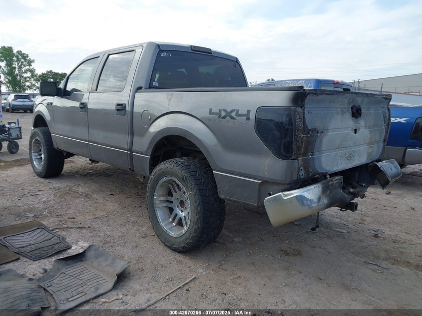 2009 Ford F-150 Xl/Xlt grey truck gasoline 1FTRW14889FA64826 photo #4