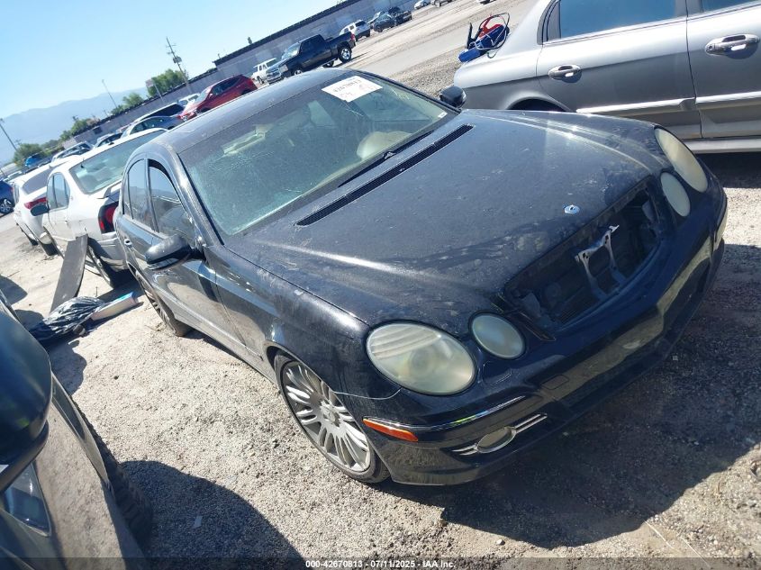 2008 Mercedes-Benz E 350 black sedan gasoline WDBUF56X98B275818 photo #1