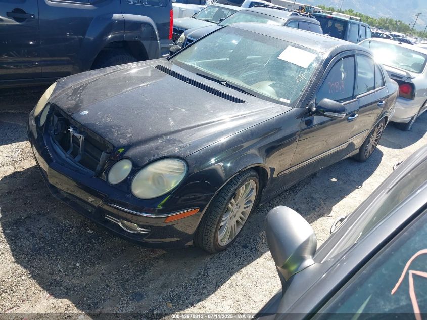 2008 Mercedes-Benz E 350 black sedan gasoline WDBUF56X98B275818 photo #3