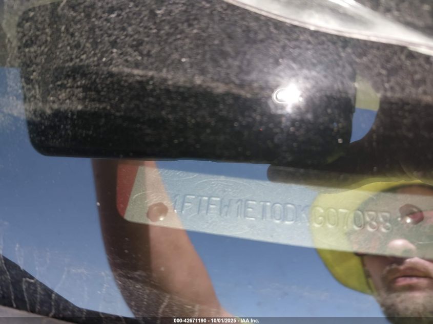 2013 Ford F-150 Xlt VIN: 1FTFW1ET0DKG07088 Lot: 42671190