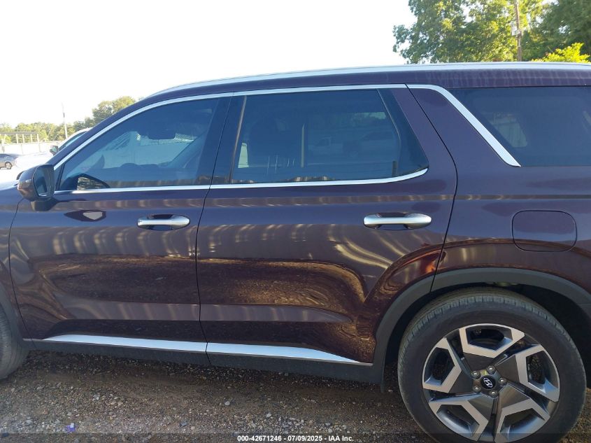 2023 Hyundai Palisade Sel VIN: KM8R4DGE9PU640887 Lot: 42671246