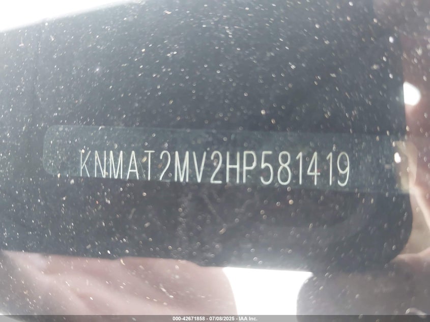 2017 NISSAN ROGUE SV - KNMAT2MV2HP581419