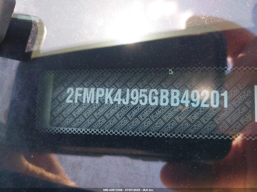 2016 FORD EDGE SEL - 2FMPK4J95GBB49201