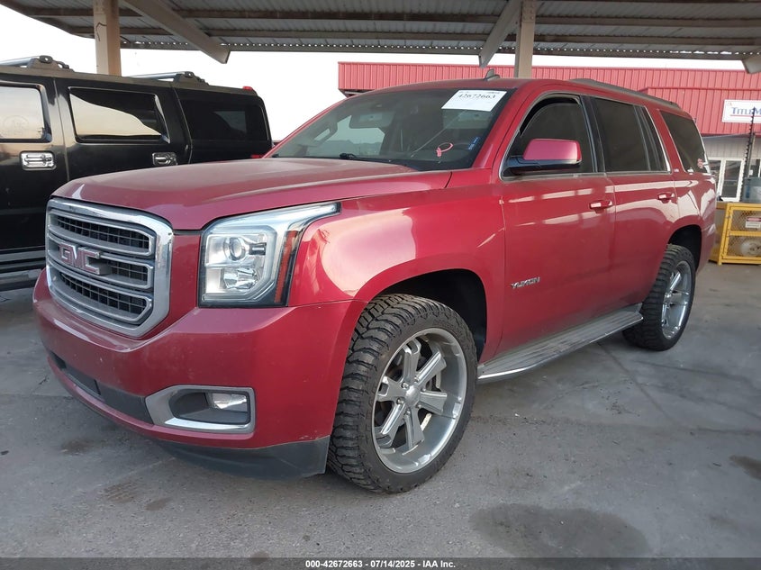 Vin: 1gks2bkcxfr118667, lot: 43165774, gmc yukon slt 20152