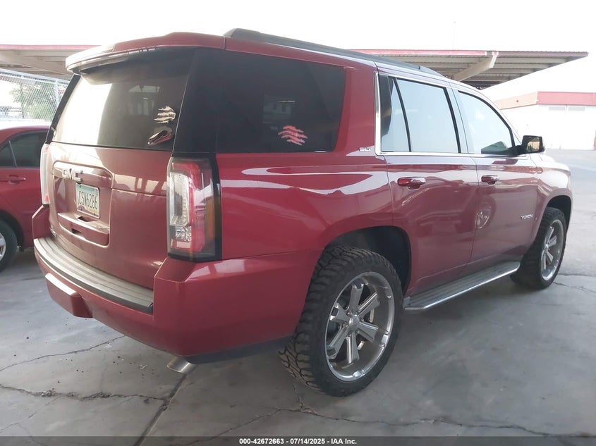 Vin: 1gks2bkcxfr118667, lot: 43165774, gmc yukon slt 20154