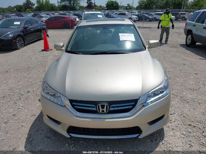 2014 Honda Accord Hybrid Touring VIN: 1HGCR6F76EA001294 Lot: 42672705