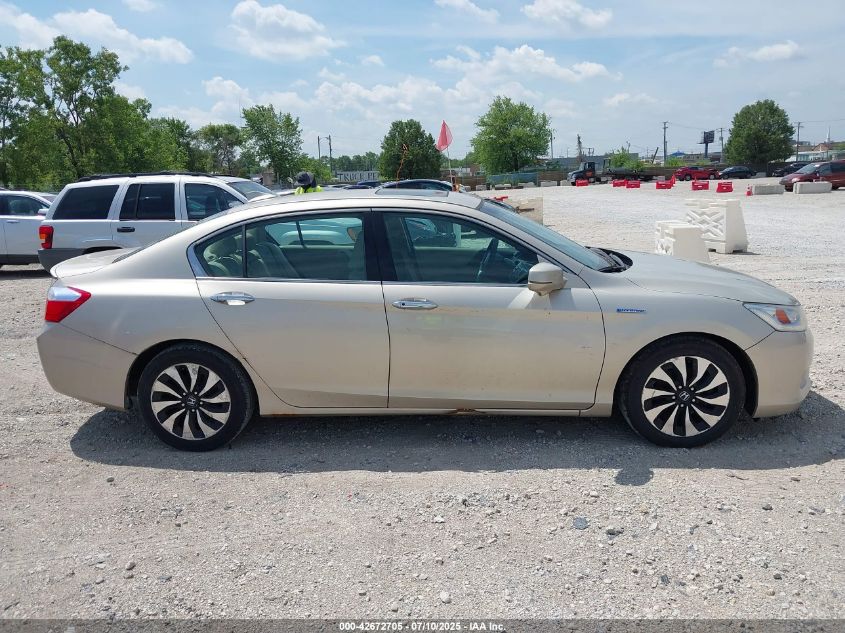 2014 Honda Accord Hybrid Touring VIN: 1HGCR6F76EA001294 Lot: 42672705