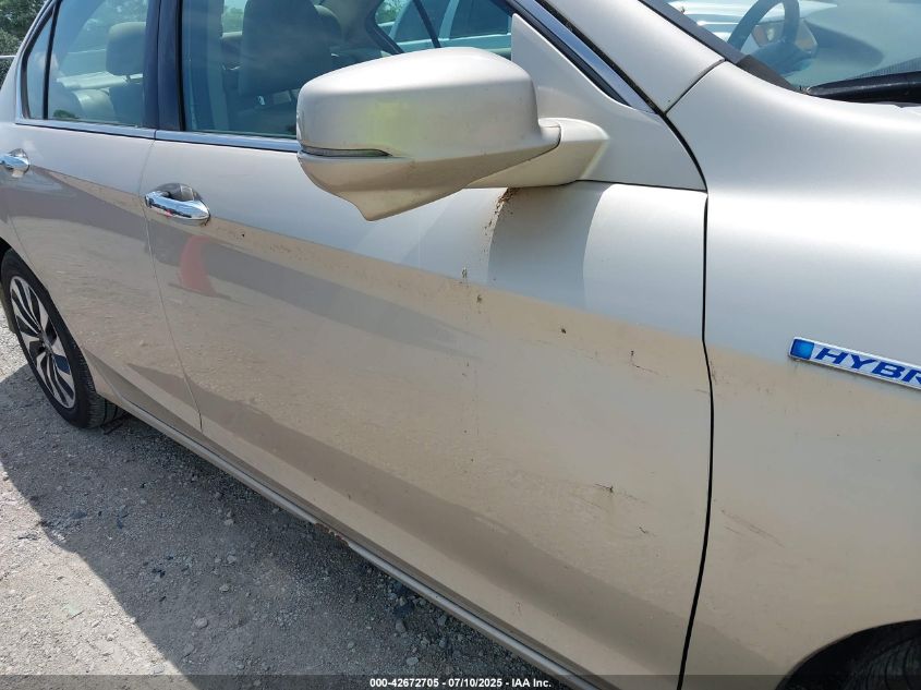 2014 Honda Accord Hybrid Touring VIN: 1HGCR6F76EA001294 Lot: 42672705