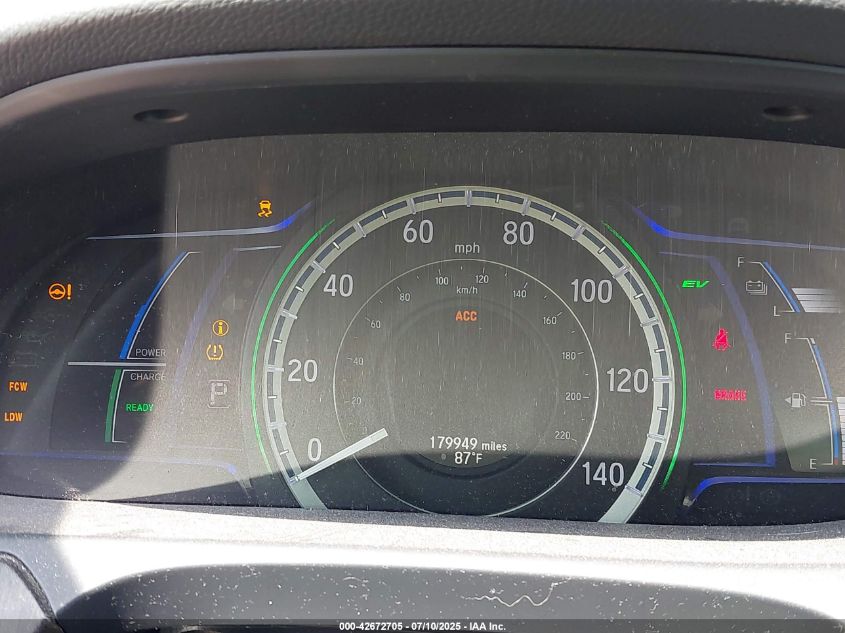 2014 Honda Accord Hybrid Touring VIN: 1HGCR6F76EA001294 Lot: 42672705