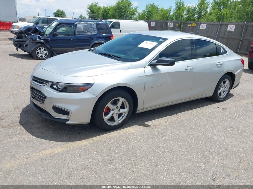2016 CHEVROLET MALIBU LS - 1G1ZB5ST7GF206504
