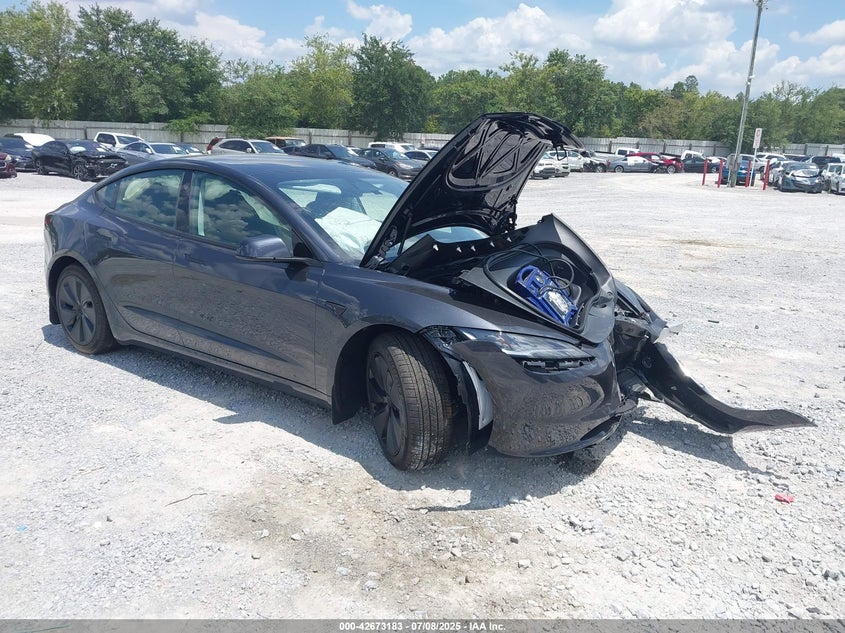 5YJ3E1EAXSF014207 2025 Tesla Model 3 Long Range Rear-Wheel Drive auction photo 1