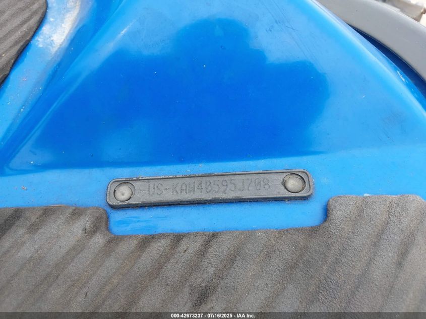 2008 Kawasaki Jet Ski Stx VIN: KAW40595J708 Lot: 42673237