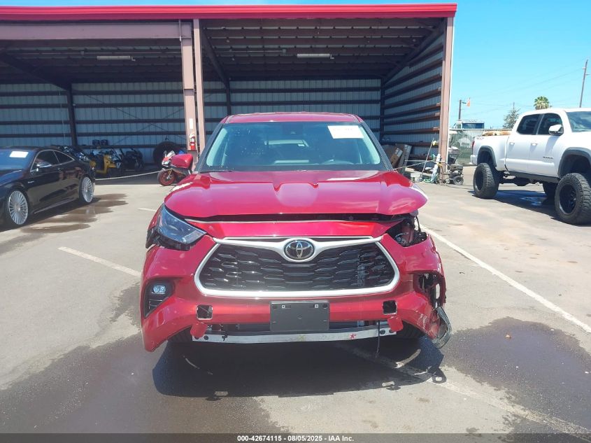 2023 Toyota Highlander Le VIN: 5TDKDRAHXPS509316 Lot: 42674115