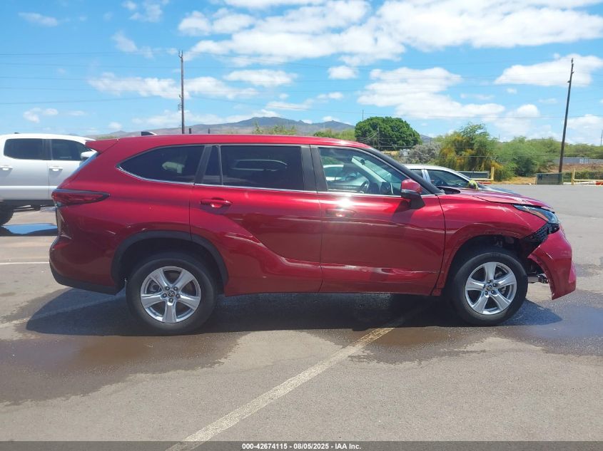 2023 Toyota Highlander Le VIN: 5TDKDRAHXPS509316 Lot: 42674115