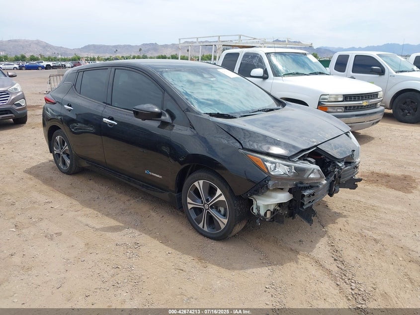 Vin: 1n4az1cp3jc301313, lot: 43167324, nissan leaf sl 2018 img_1