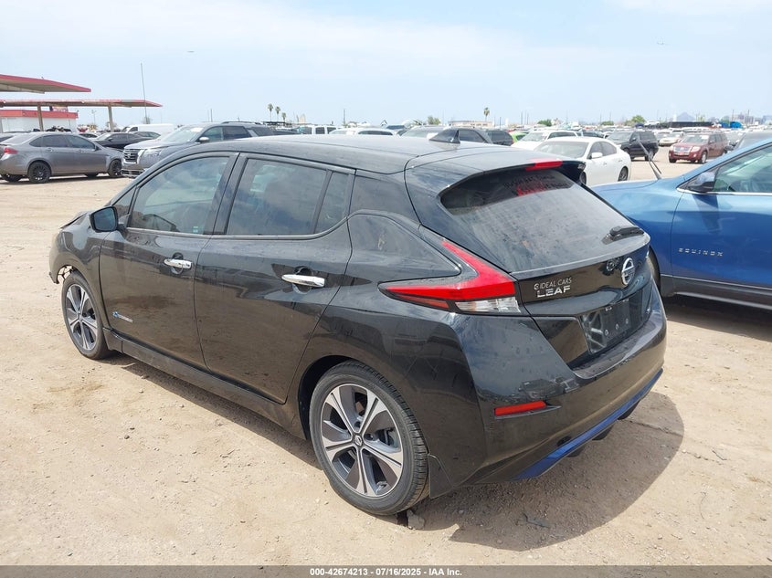 Vin: 1n4az1cp3jc301313, lot: 43167324, nissan leaf sl 20183