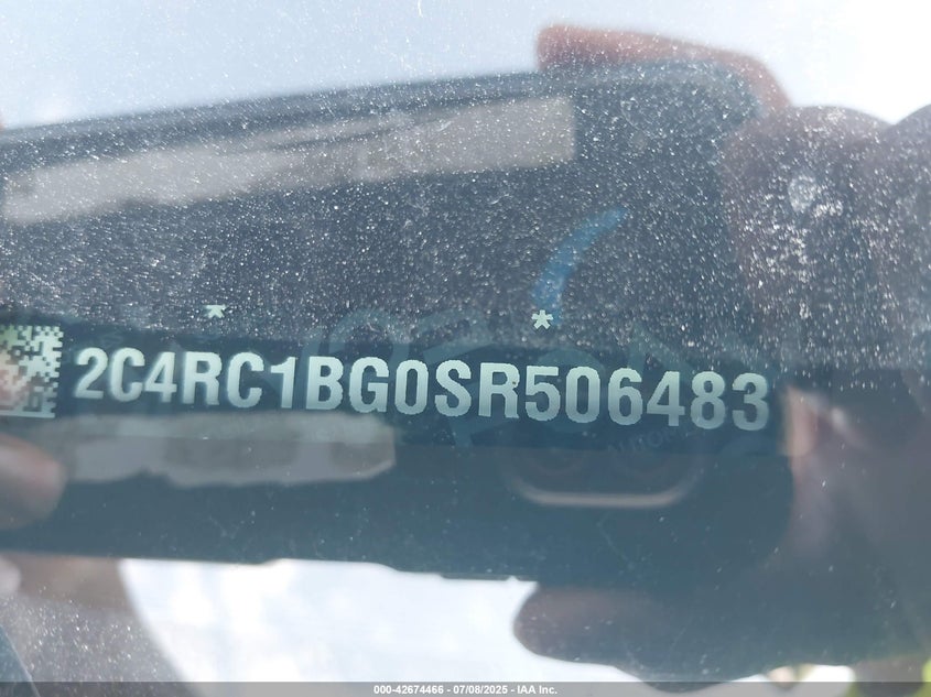 2025 CHRYSLER PACIFICA SELECT - 2C4RC1BG0SR506483