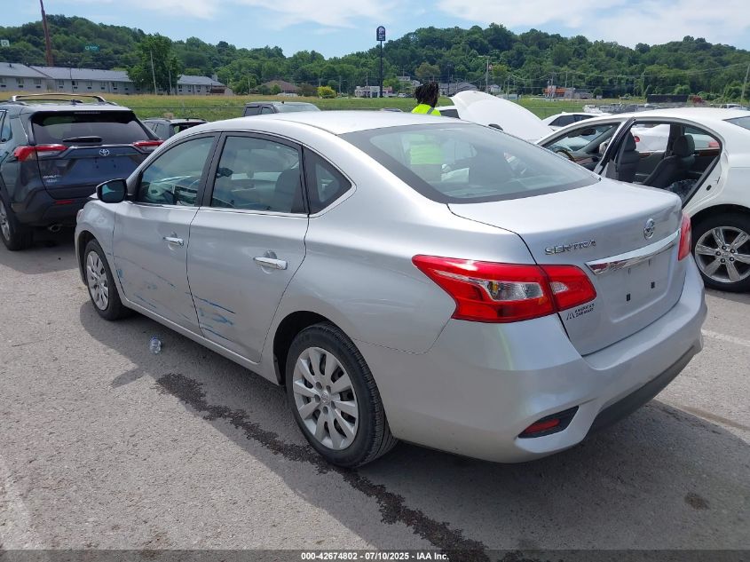 2019 Nissan Sentra S VIN: 3N1AB7AP0KY299388 Lot: 42674802