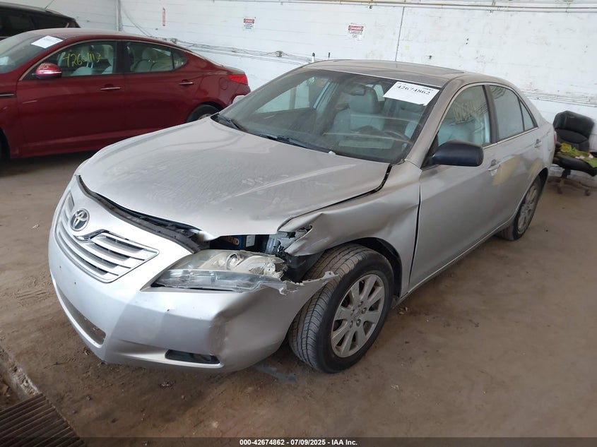 2009 Toyota Camry Xle V6 grey sedan gasoline 4T1BK46K39U074663 photo #3