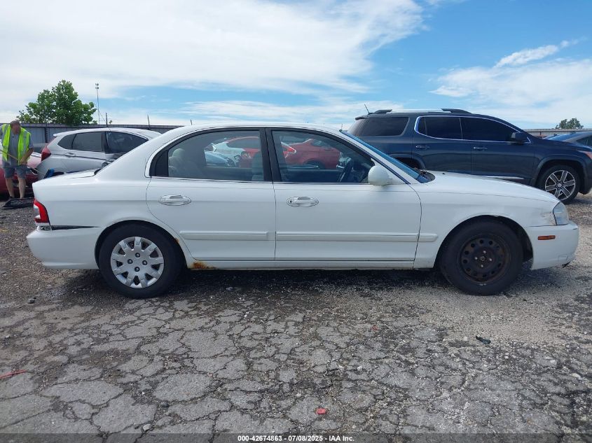 2005 Kia Optima Ex/Lx VIN: KNAGD126755382111 Lot: 42674863