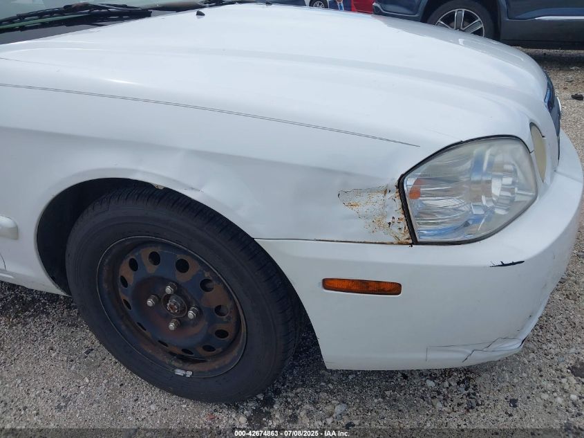 2005 Kia Optima Ex/Lx VIN: KNAGD126755382111 Lot: 42674863