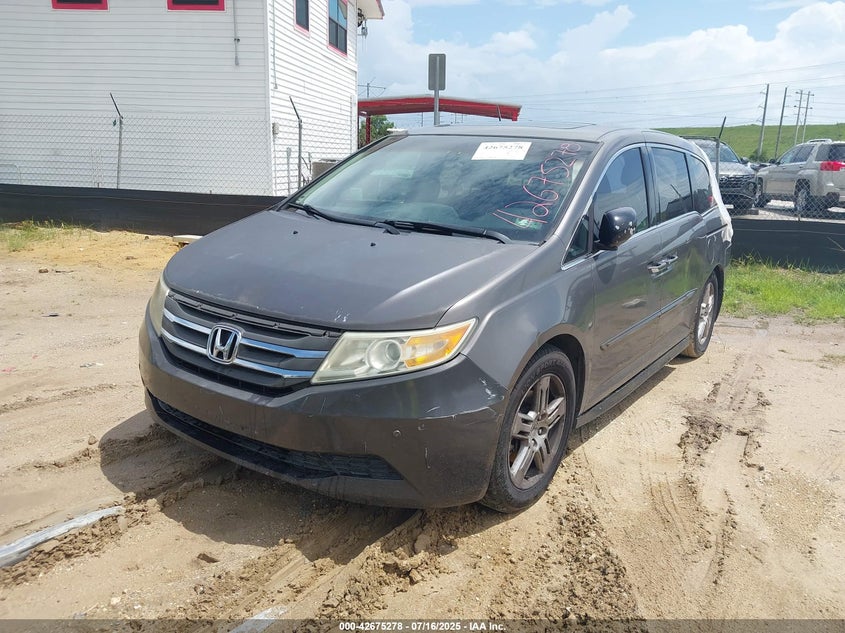 Vin: 5fnrl5h92bb063961, lot: 43168389, honda odyssey touring/touring elite 20112