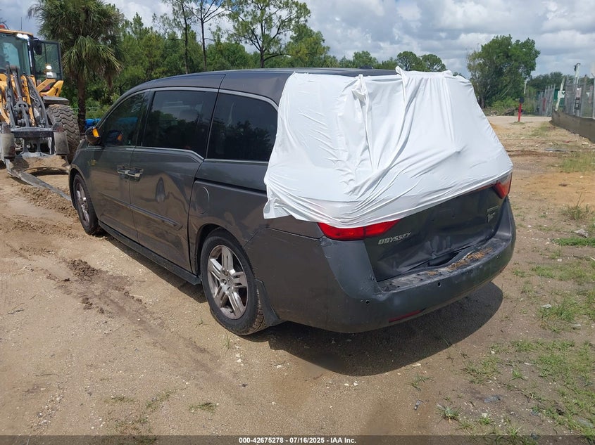 Vin: 5fnrl5h92bb063961, lot: 43168389, honda odyssey touring/touring elite 20113