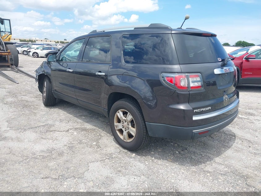 Vin: 1gkkrpkd1fj364393, lot: 43168498, gmc acadia sle-2 20153