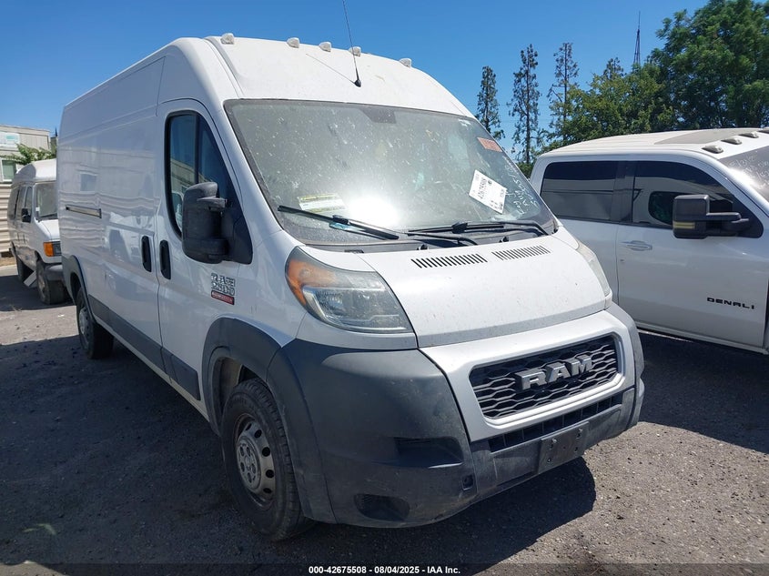 3C6TRVDG2KE563351 2019 Ram Promaster 2500 2500 High auction photo 1