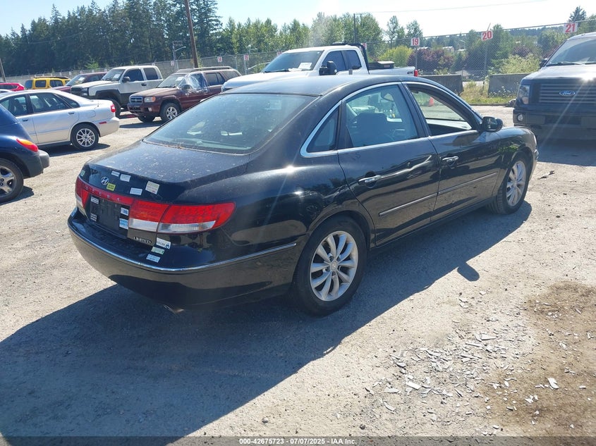 KMHFC46FX6A053081 2006 HYUNDAI AZERA photo no. 4