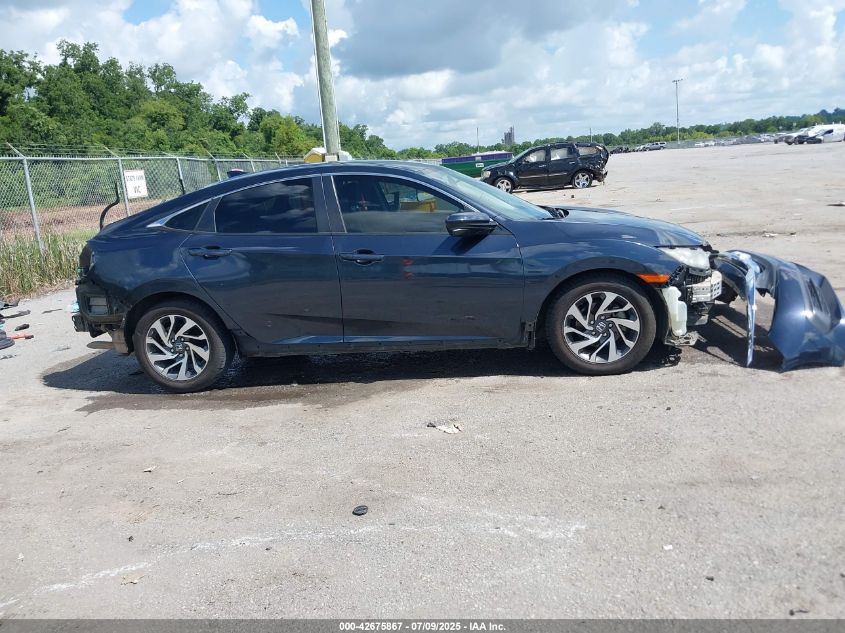 2017 Honda Civic Ex VIN: 2HGFC2F76H8572121 Lot: 42675867