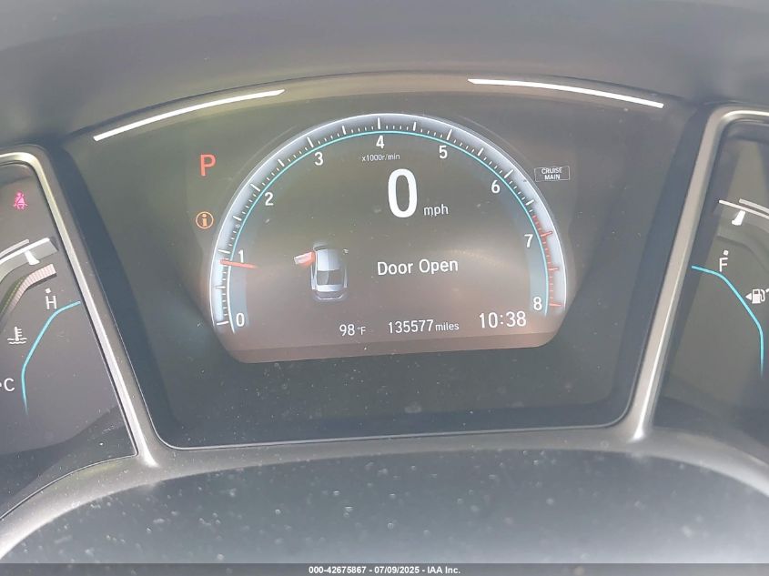 2017 Honda Civic Ex VIN: 2HGFC2F76H8572121 Lot: 42675867