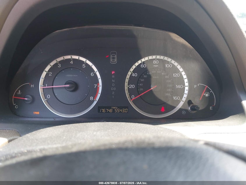 2009 HONDA ACCORD VIN: 1HGCP26349A109480
