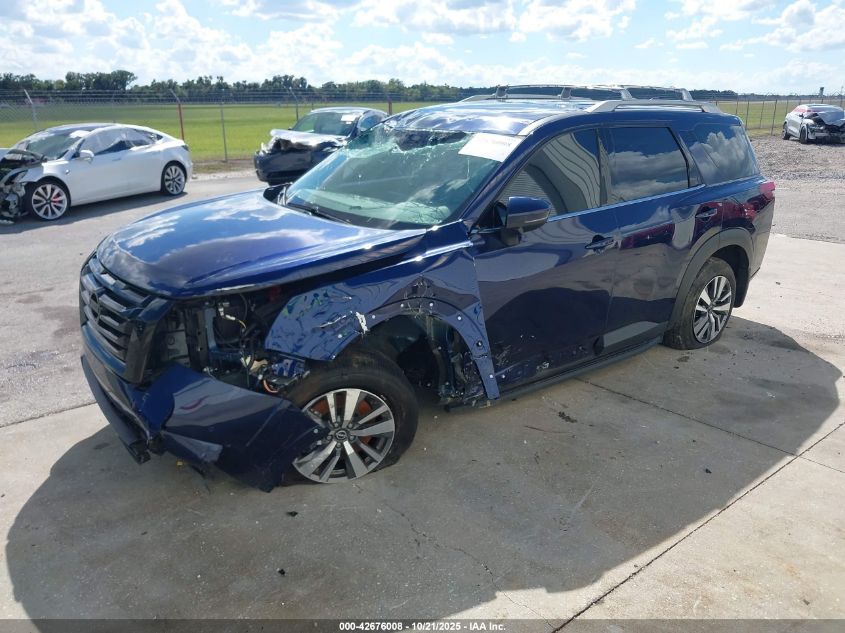 2024 Nissan Pathfinder Sl Fwd blue other gasoline 5N1DR3CA4RC217443 photo #3