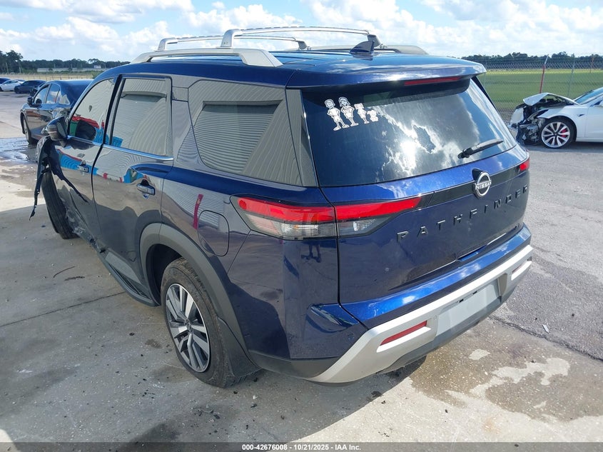 2024 Nissan Pathfinder Sl Fwd blue other gasoline 5N1DR3CA4RC217443 photo #4