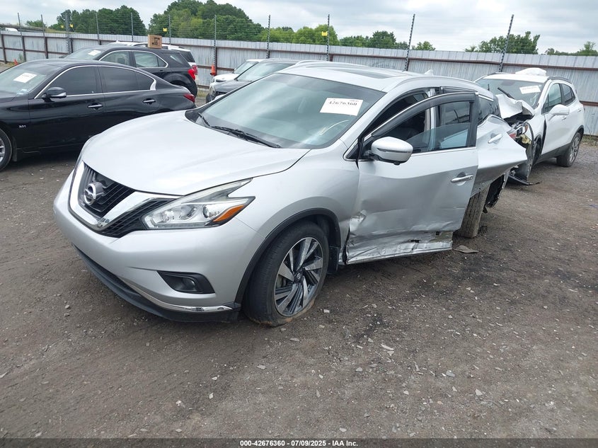 2017 NISSAN MURANO PLATINUM - 5N1AZ2MG8HN127828